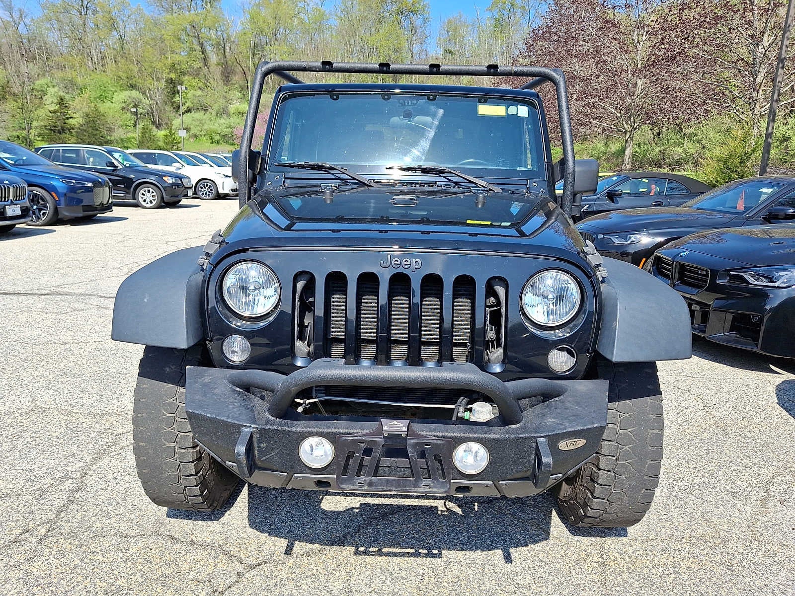 Used 2015 Jeep Wrangler Willys Wheeler with VIN 1C4AJWAG1FL638796 for sale in Newton, NJ