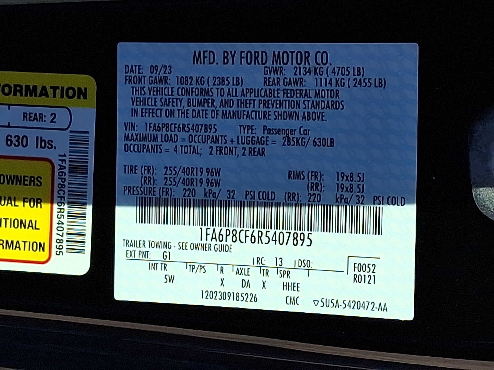 2024 Ford Mustang GT Premium Fastback