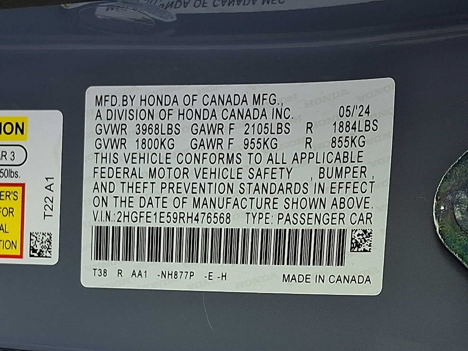 2024 Honda Civic Si Manual