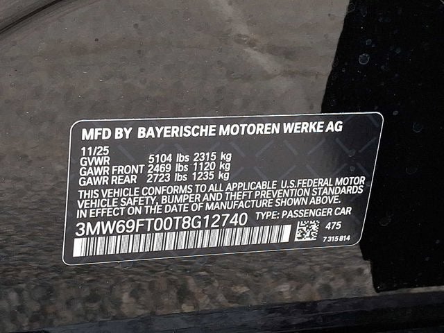 2026 BMW 3 Series M340i NA xDrive Sedan