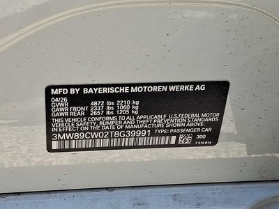 2026 BMW 3 Series 330i NA xDrive Sedan