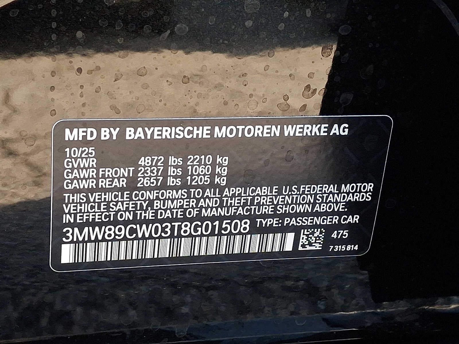 2026 BMW 3 Series 330i NA xDrive Sedan