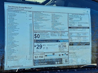 2026 BMW 3 Series 330i NA xDrive Sedan