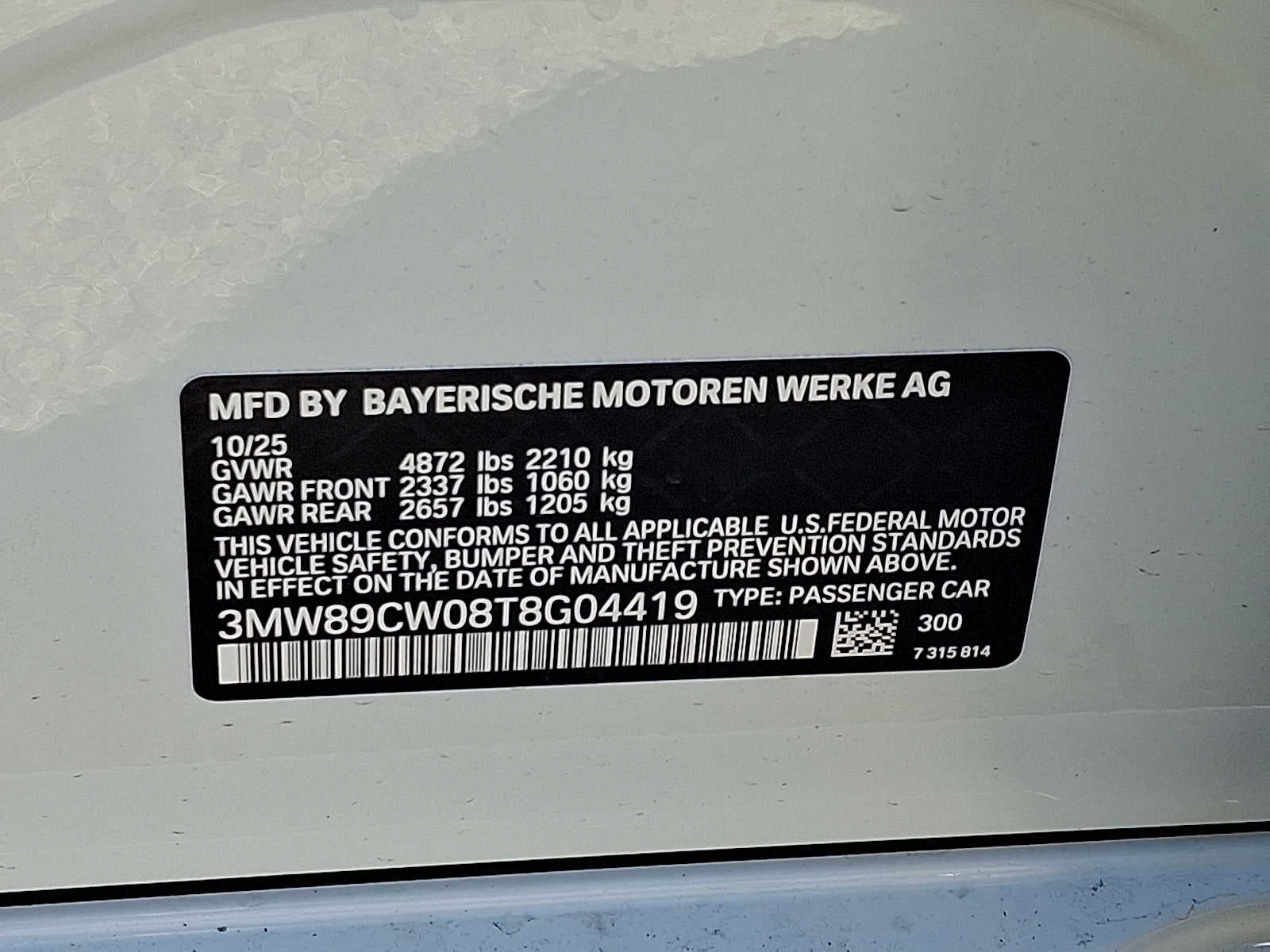 2026 BMW 3 Series 330i NA xDrive Sedan