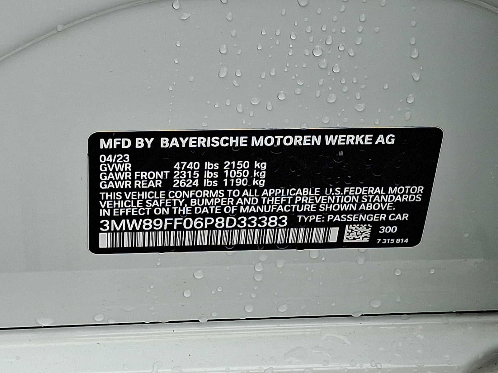 2023 BMW 3 Series 330i xDrive Sedan