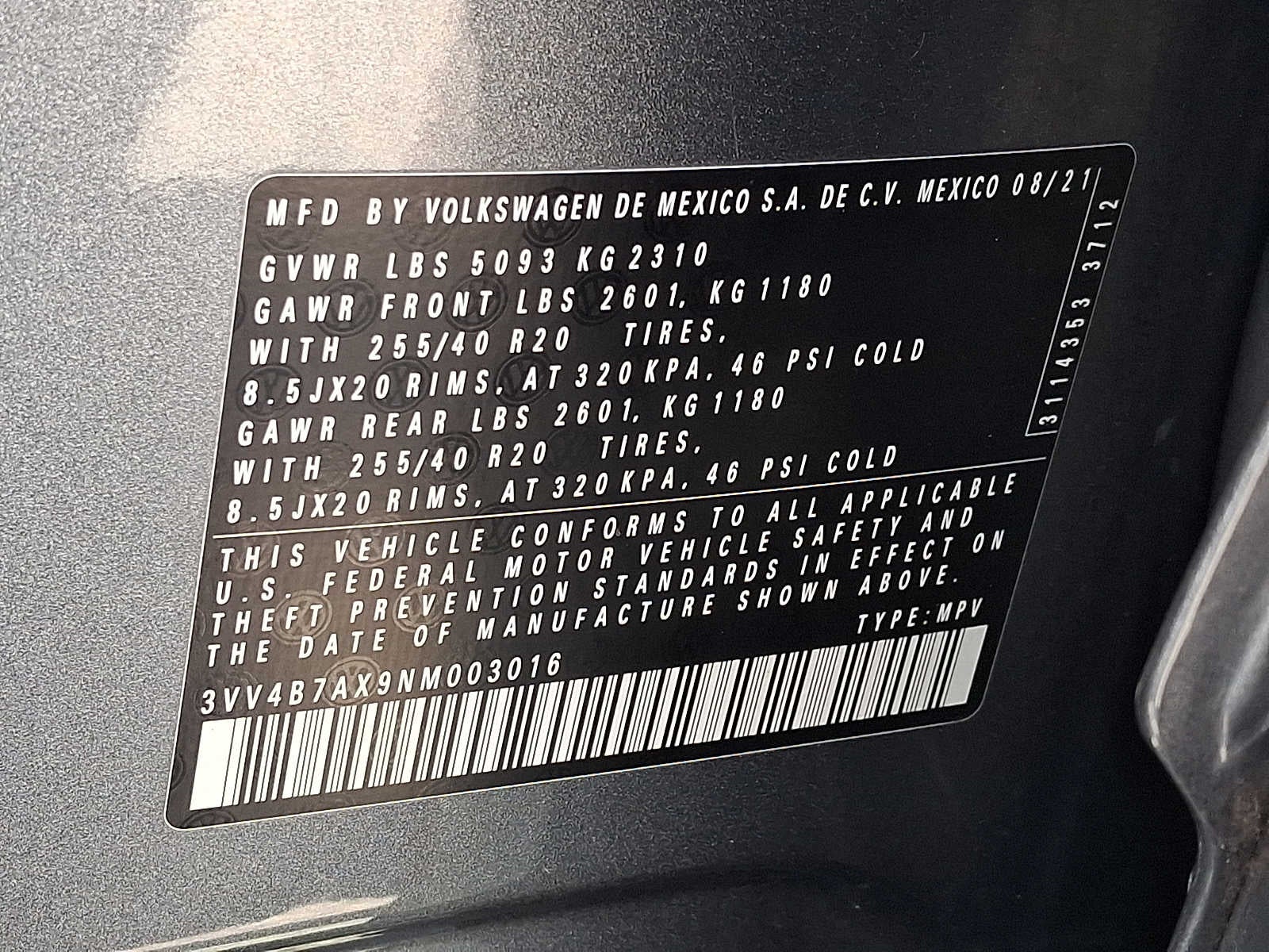 2022 Volkswagen Tiguan 2.0T SEL R-Line 4MOTION