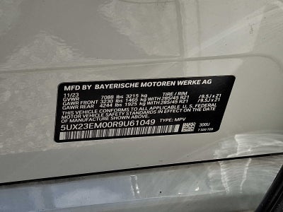 2024 BMW X7 xDrive40i Sports Activity Vehicle
