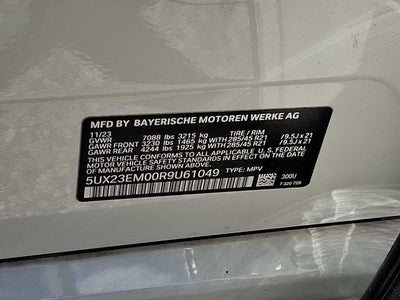 2024 BMW X7 xDrive40i Sports Activity Vehicle