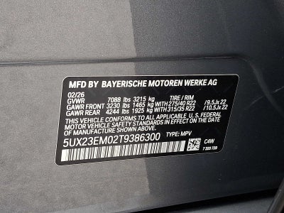 2026 BMW X7 xDrive40i Sports Activity Vehicle