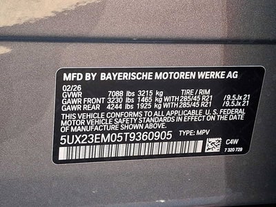 2026 BMW X7 xDrive40i Sports Activity Vehicle