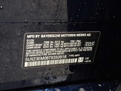 2026 BMW X7 xDrive40i Sports Activity Vehicle