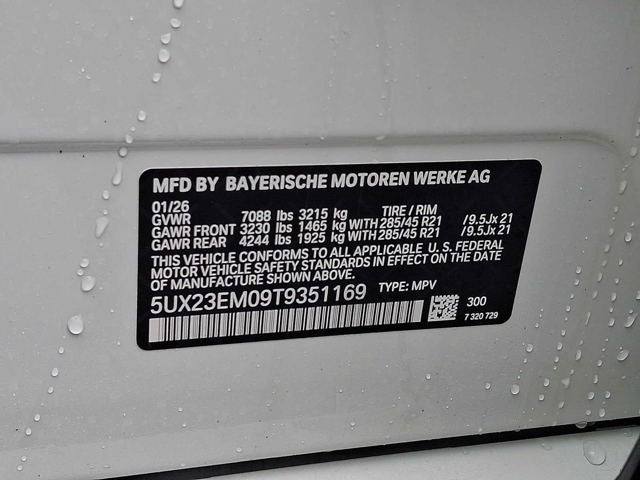 2026 BMW X7 xDrive40i Sports Activity Vehicle