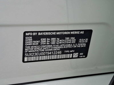 2026 BMW X5 xDrive40i Sports Activity Vehicle