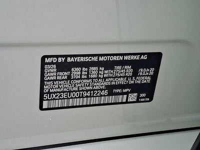 2026 BMW X5 xDrive40i Sports Activity Vehicle