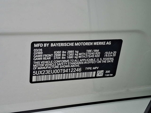 2026 BMW X5 xDrive40i Sports Activity Vehicle