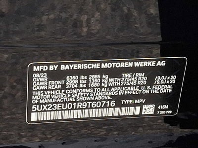 2024 BMW X5 xDrive40i Sports Activity Vehicle