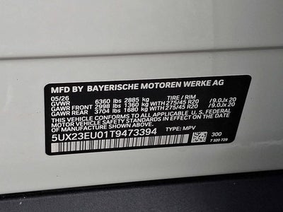 2026 BMW X5 xDrive40i Sports Activity Vehicle