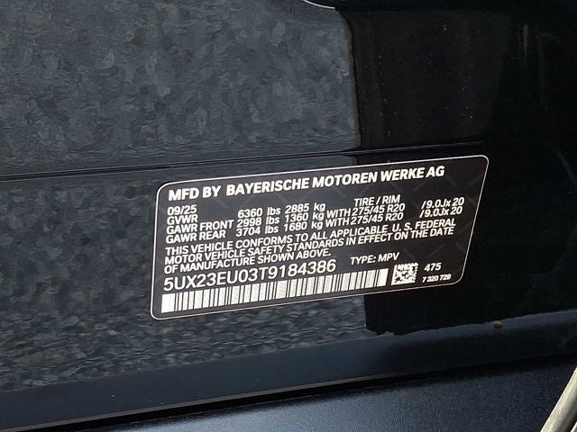 2026 BMW X5 xDrive40i Sports Activity Vehicle