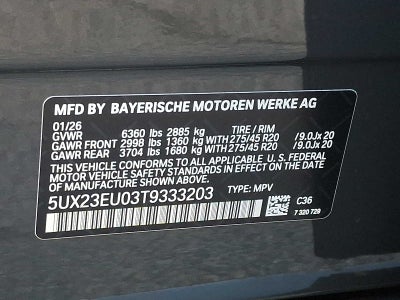 2026 BMW X5 xDrive40i Sports Activity Vehicle