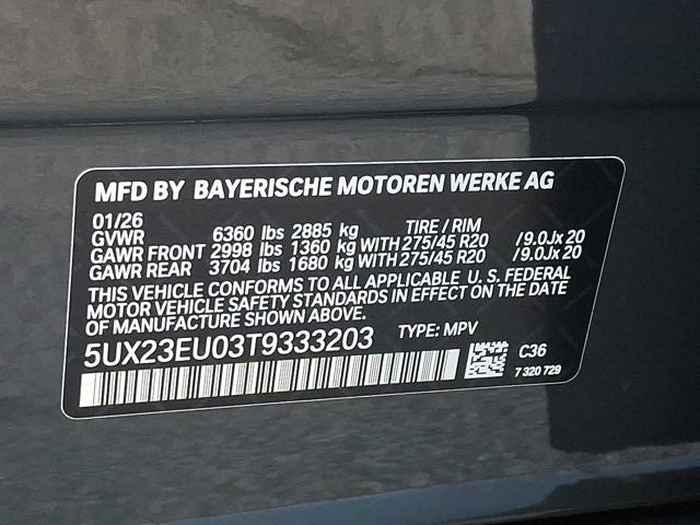 2026 BMW X5 xDrive40i Sports Activity Vehicle