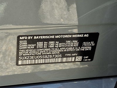 2025 BMW X5 xDrive40i Sports Activity Vehicle