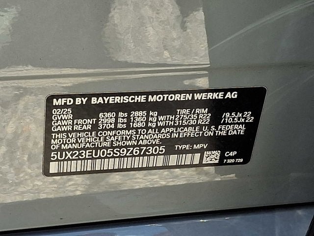 2025 BMW X5 xDrive40i Sports Activity Vehicle