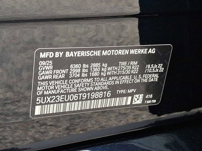 2026 BMW X5 xDrive40i Sports Activity Vehicle