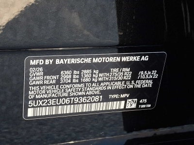 2026 BMW X5 xDrive40i Sports Activity Vehicle