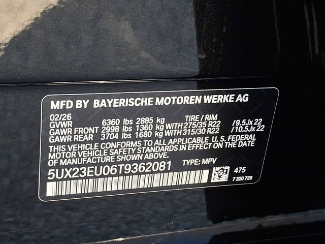 2026 BMW X5 xDrive40i Sports Activity Vehicle