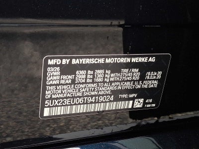 2026 BMW X5 xDrive40i Sports Activity Vehicle