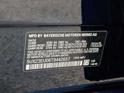 2026 BMW X5 xDrive40i Sports Activity Vehicle