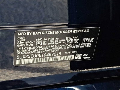 2026 BMW X5 xDrive40i Sports Activity Vehicle