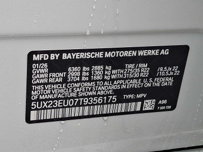 2026 BMW X5 xDrive40i Sports Activity Vehicle