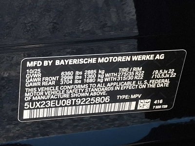 2026 BMW X5 xDrive40i Sports Activity Vehicle