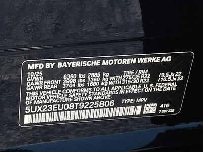 2026 BMW X5 xDrive40i Sports Activity Vehicle