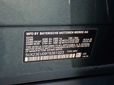 2026 BMW X5 xDrive40i Sports Activity Vehicle