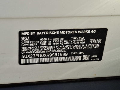 2024 BMW X5 xDrive40i Sports Activity Vehicle