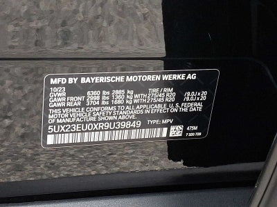 2024 BMW X5 xDrive40i Sports Activity Vehicle