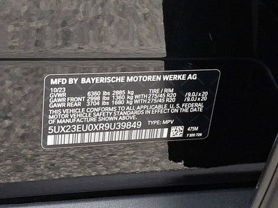 2024 BMW X5 xDrive40i Sports Activity Vehicle