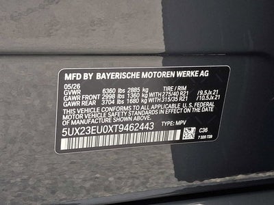 2026 BMW X5 xDrive40i Sports Activity Vehicle