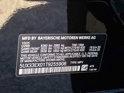 2026 BMW X6 xDrive40i Sports Activity Coupe