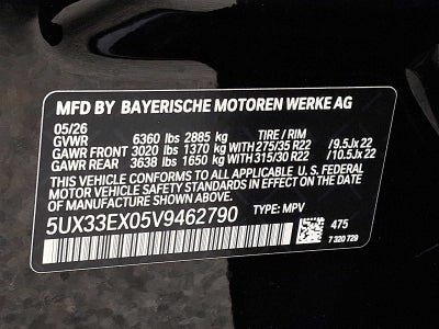 2027 BMW X6 xDrive40i Sports Activity Coupe