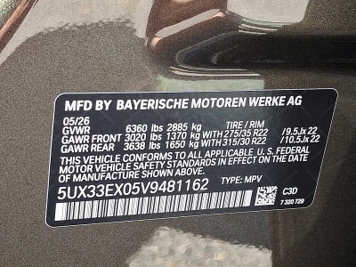 2027 BMW X6 xDrive40i Sports Activity Coupe
