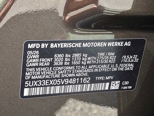 2027 BMW X6 xDrive40i Sports Activity Coupe