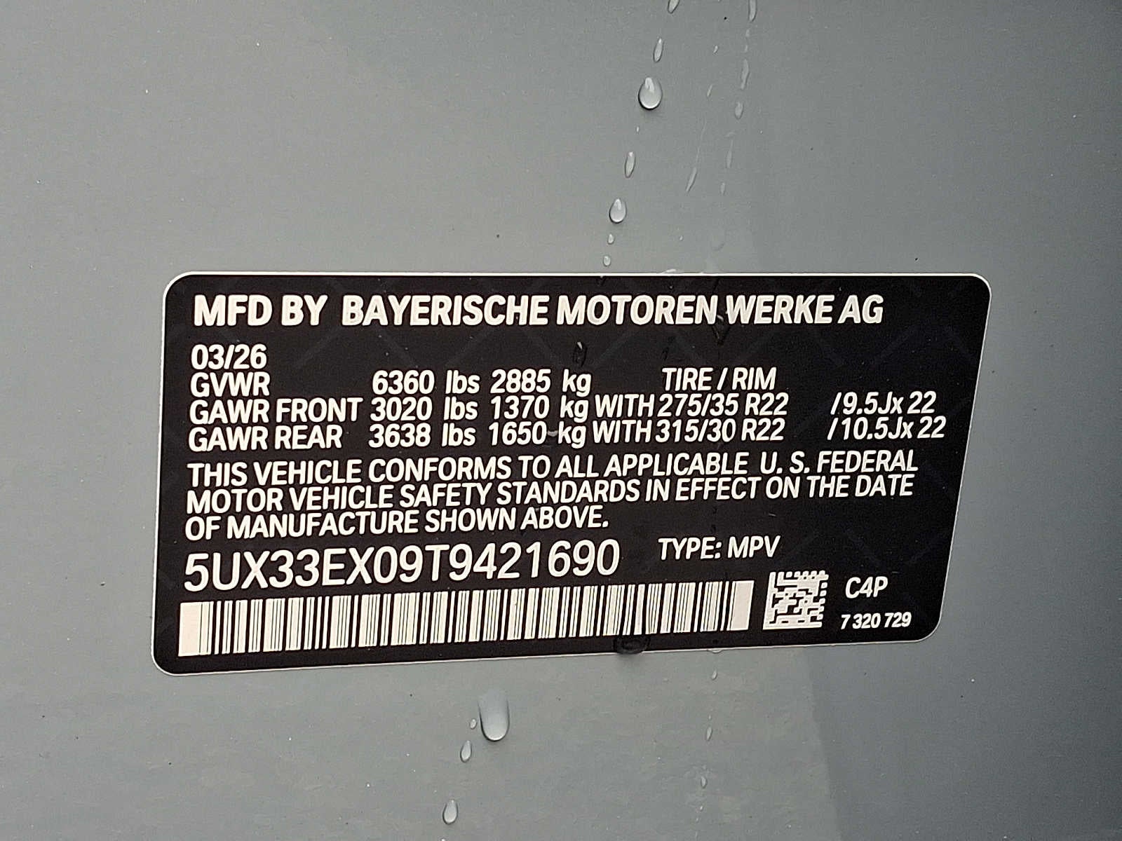 2026 BMW X6 xDrive40i Sports Activity Coupe