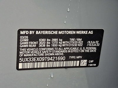 2026 BMW X6 xDrive40i Sports Activity Coupe