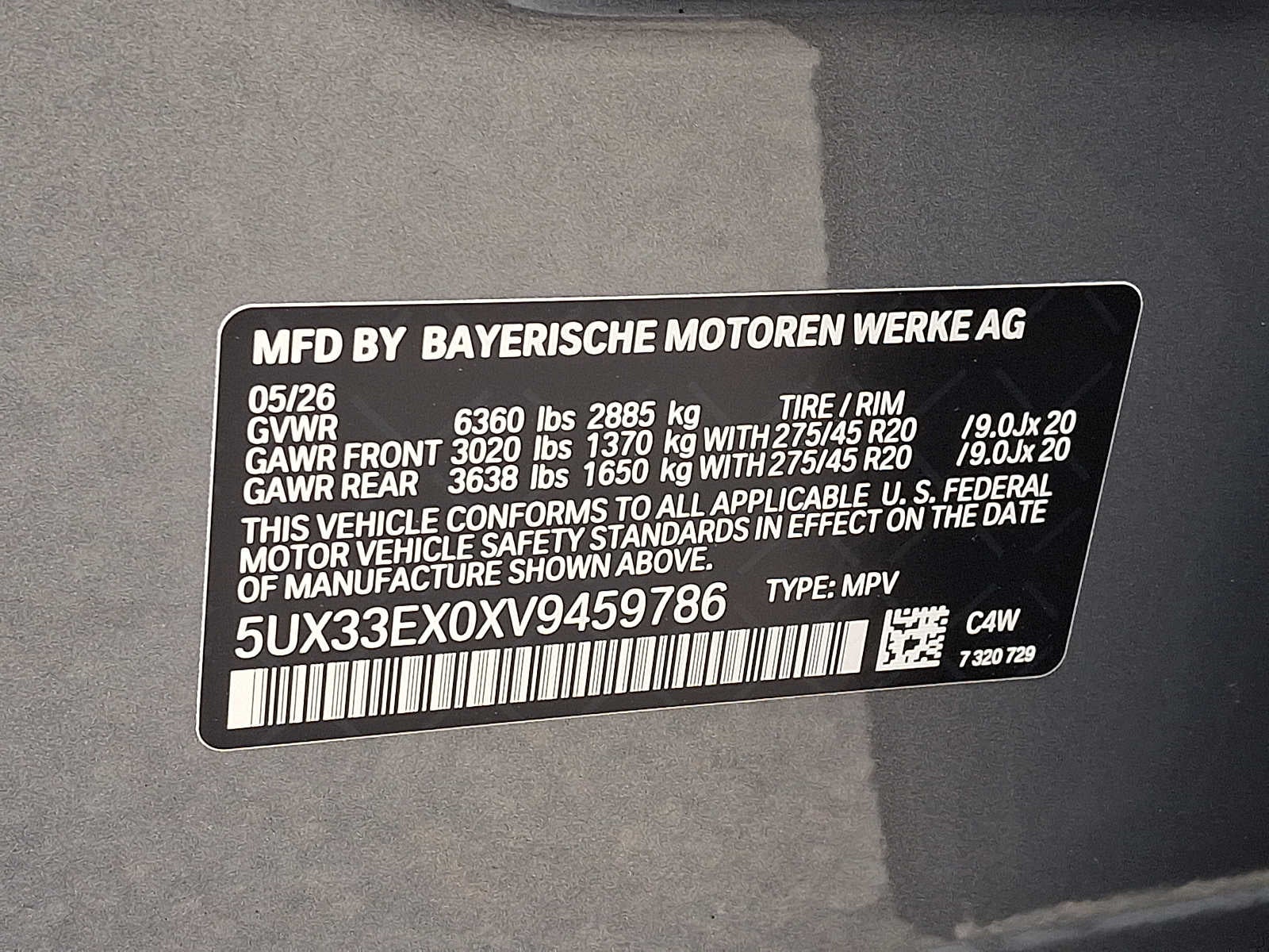 2027 BMW X6 xDrive40i Sports Activity Coupe