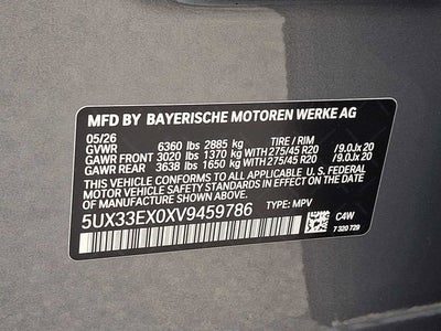 2027 BMW X6 xDrive40i Sports Activity Coupe