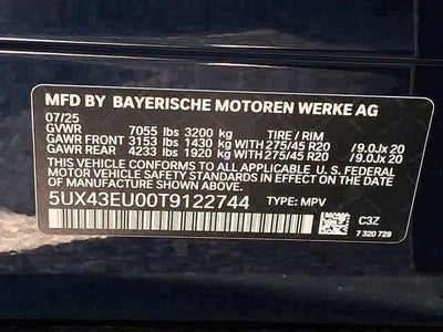 2026 BMW X5 xDrive50e Plug-In Hybrid