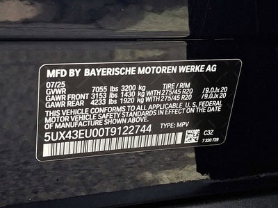 2026 BMW X5 xDrive50e Plug-In Hybrid